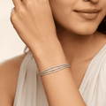 The Dual Lineage Pavé Cuff