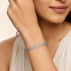 Astra Parallel Pavé Bangle