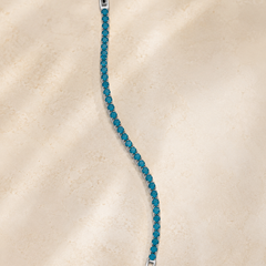 Lagoon Tennis Bracelet