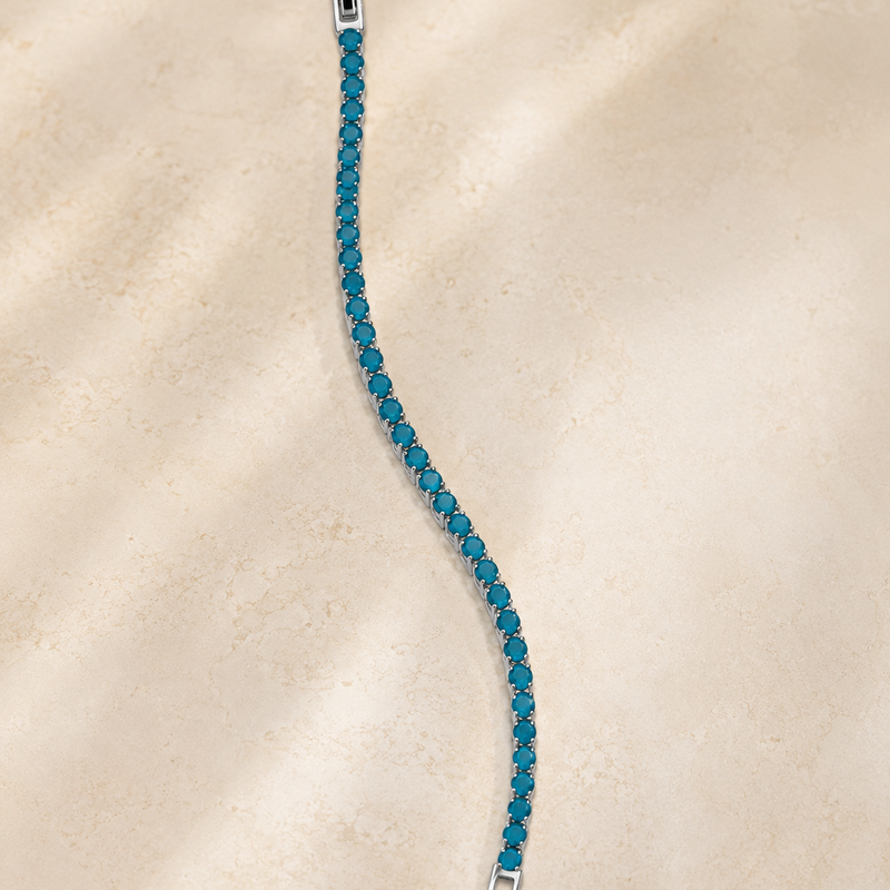 Lagoon Tennis Bracelet