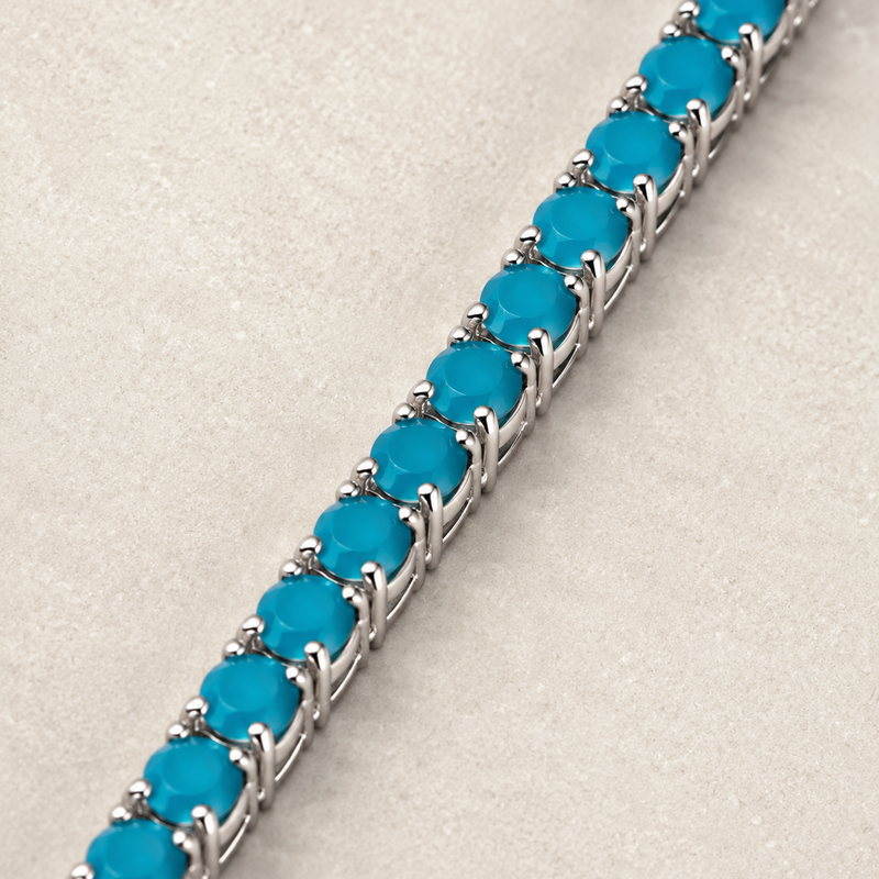 Lagoon Tennis Bracelet