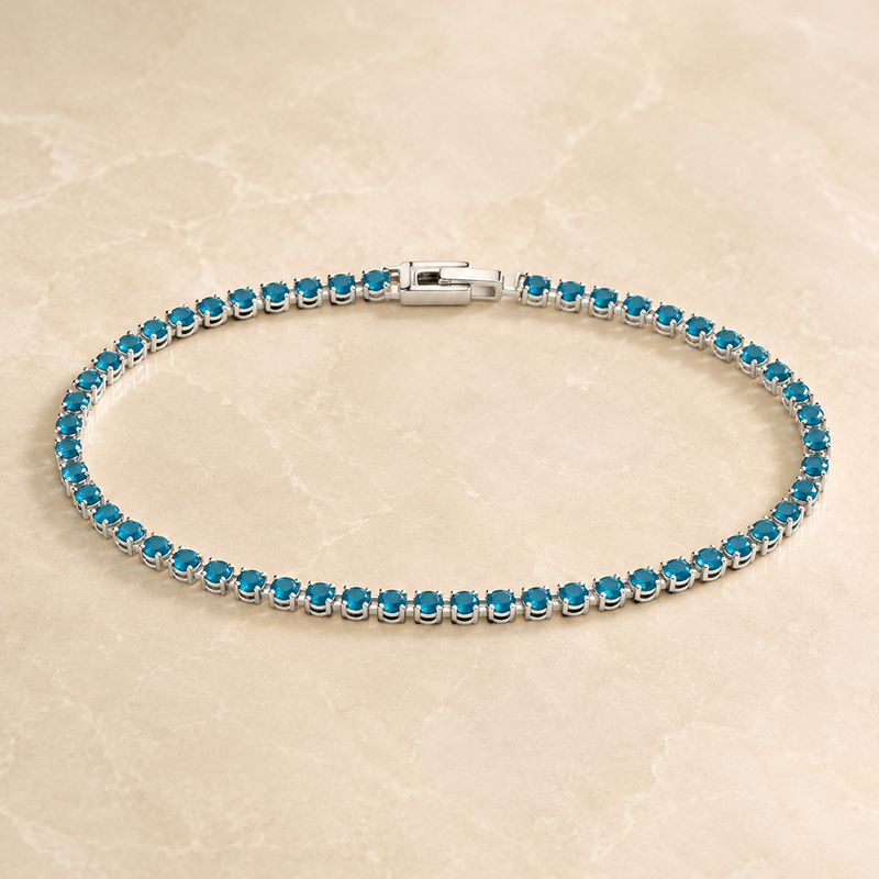 Lagoon Tennis Bracelet
