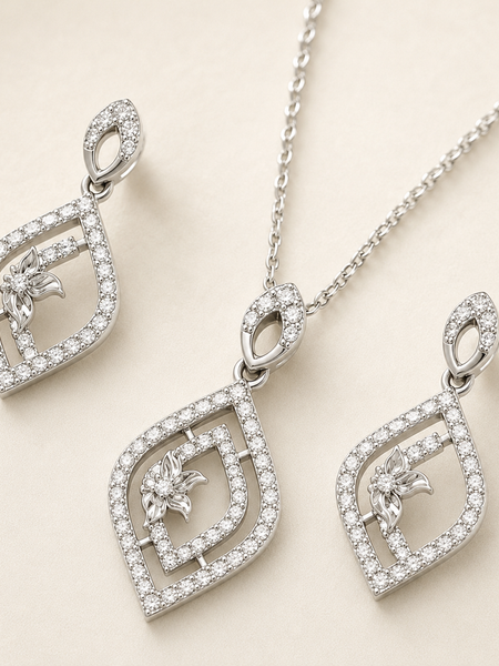Celestia Bloom Pendant Set