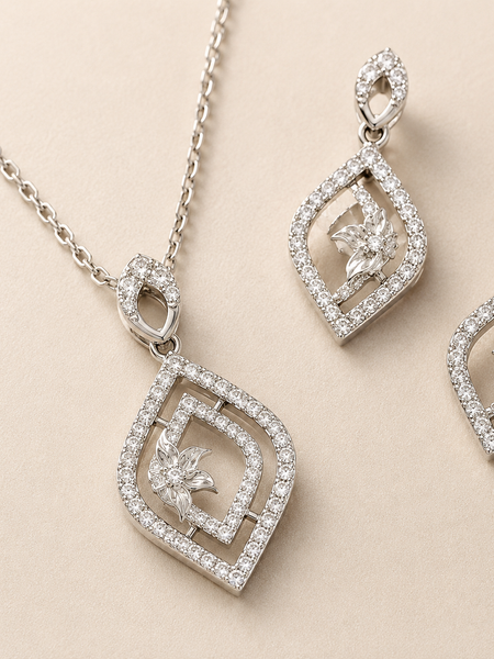 Celestia Bloom Pendant Set