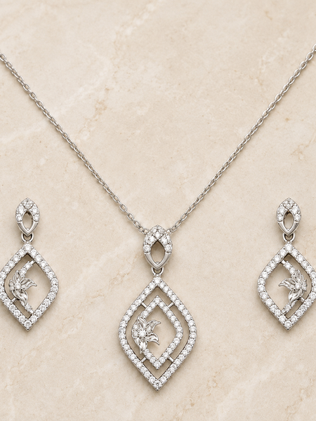 Celestia Bloom Pendant Set