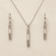 The "Minimal Effort" Bar Set — Gold Plated Bar Pendant Set by House of Zena, full product view