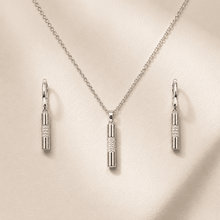 The "Minimal Effort" Bar Set — Gold Plated Bar Pendant Set by House of Zena, gift packaging