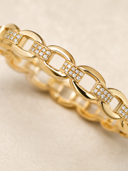 Lunéa Link Bangle
