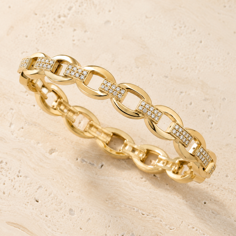 Lunéa Link Bangle