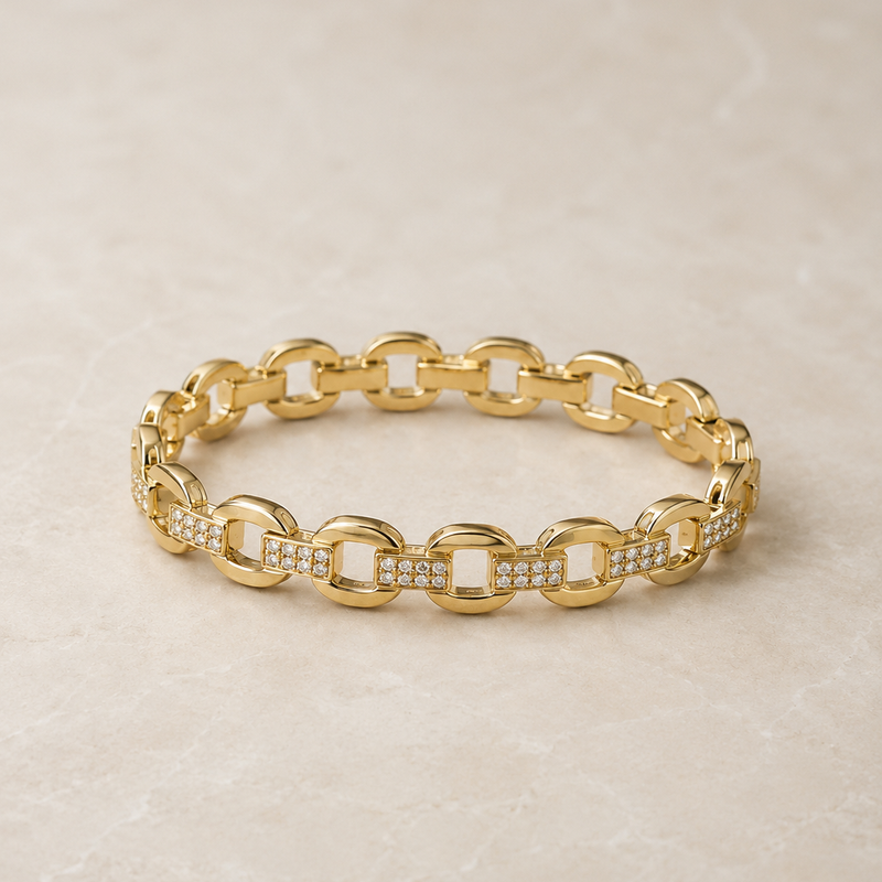 Lunéa Link Bangle