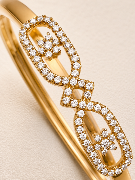 Élan Duo Clover Bangle
