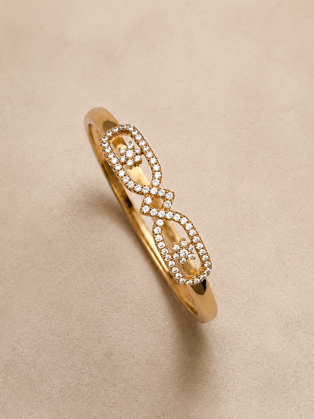 Élan Duo Clover Bangle
