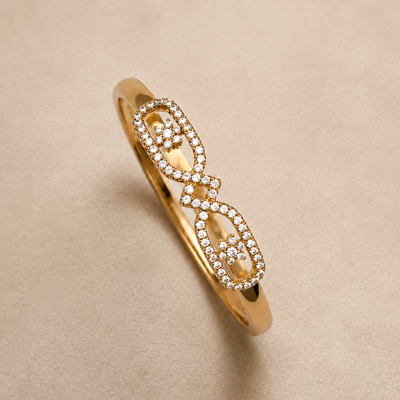 Élan Duo Clover Bangle