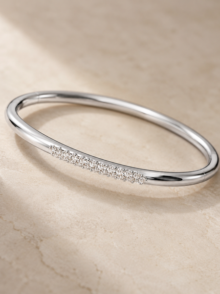 Éclat Slim Pavé Bangle