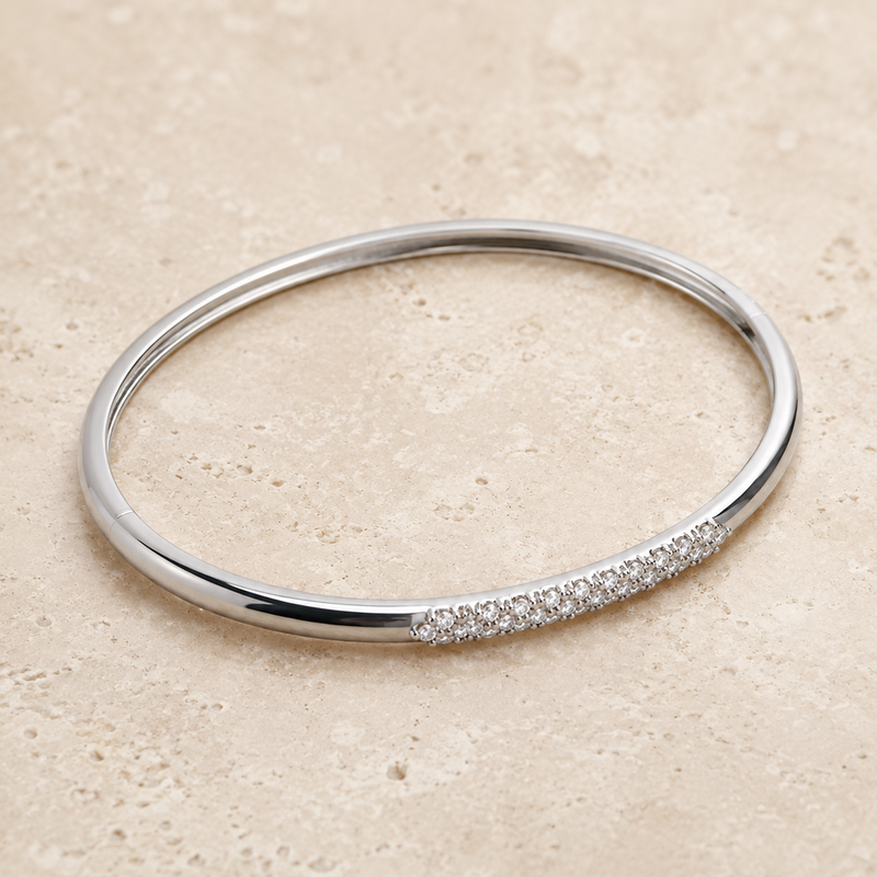 Éclat Slim Pavé Bangle