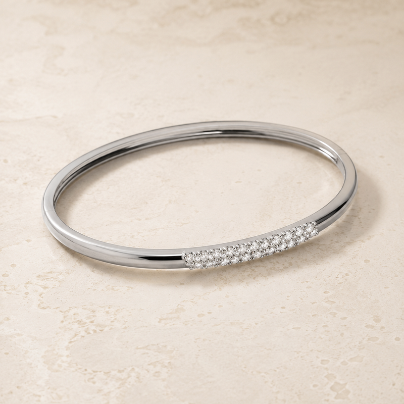 Éclat Slim Pavé Bangle