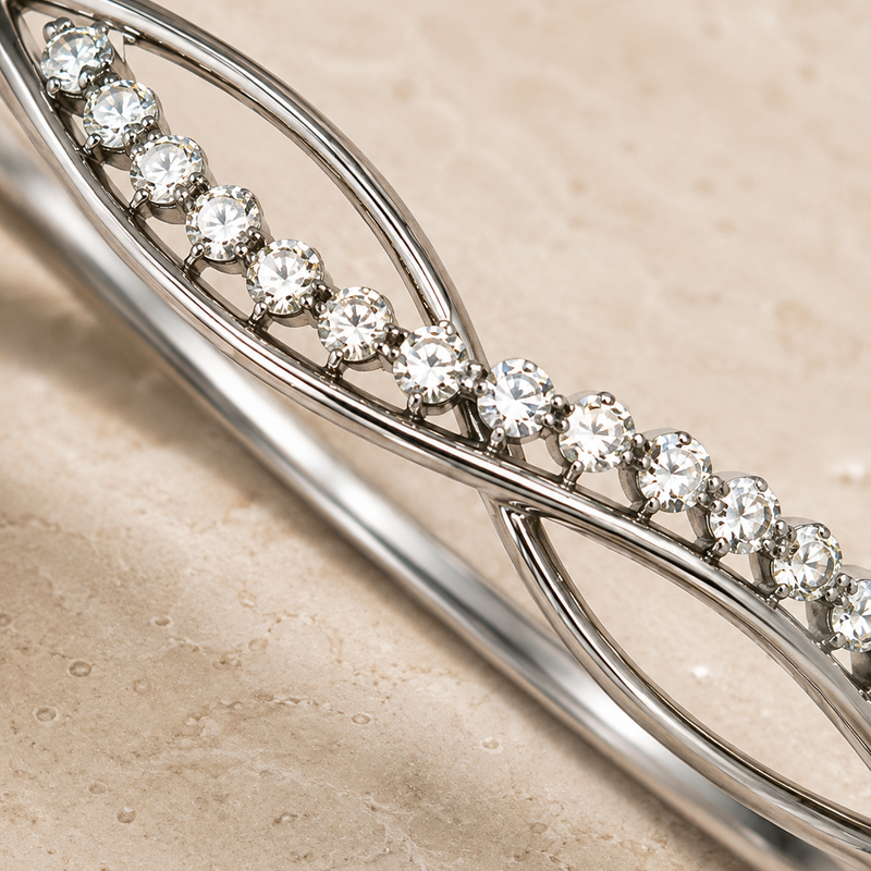 Elowen Infinity Bangle