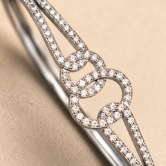 Éterne Link Pavé Bangle