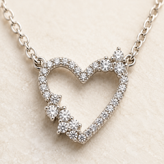 Amora Open Heart Necklace