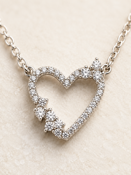 Amora Open Heart Necklace
