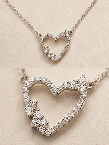 Amora Open Heart Necklace