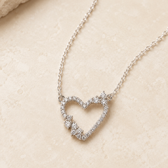 Amora Open Heart Necklace
