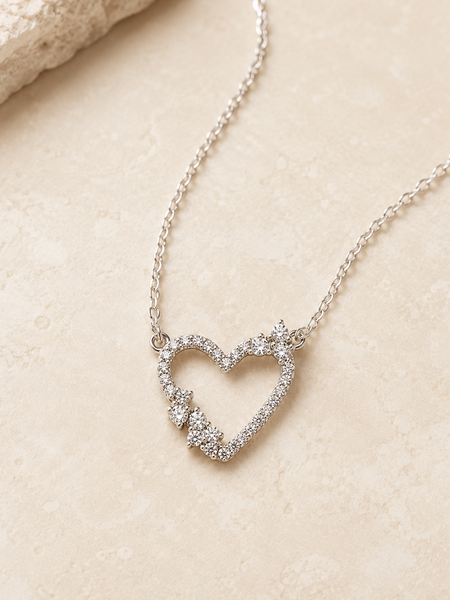 Amora Open Heart Necklace