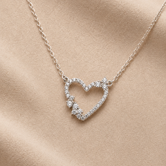 Amora Open Heart Necklace