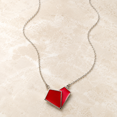 Rouge Duo Pendant Necklace
