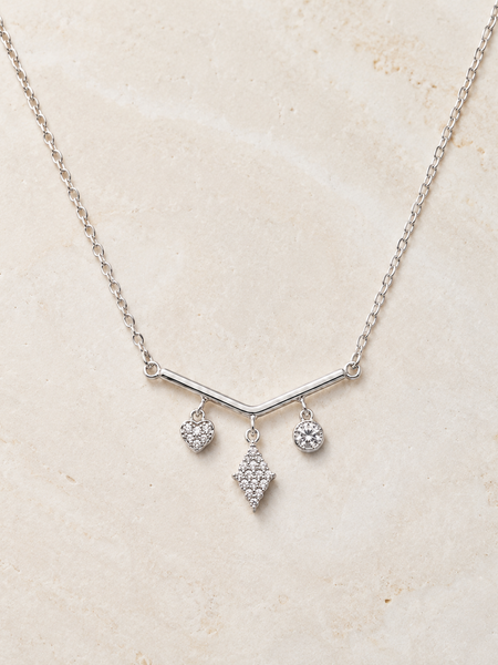 Celestia Charm Drop Necklace