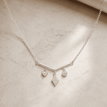 The Midnight Stargazer Y-Lariat — Gold Plated Charm Drop Necklace by House of Zena, side angle