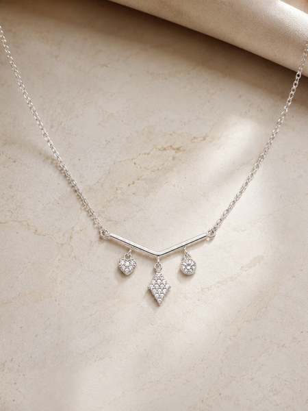 Celestia Charm Drop Necklace