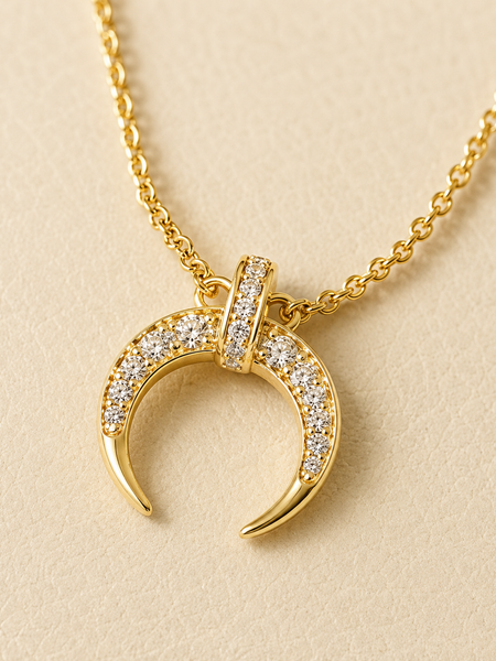 Lunara Crescent Necklace