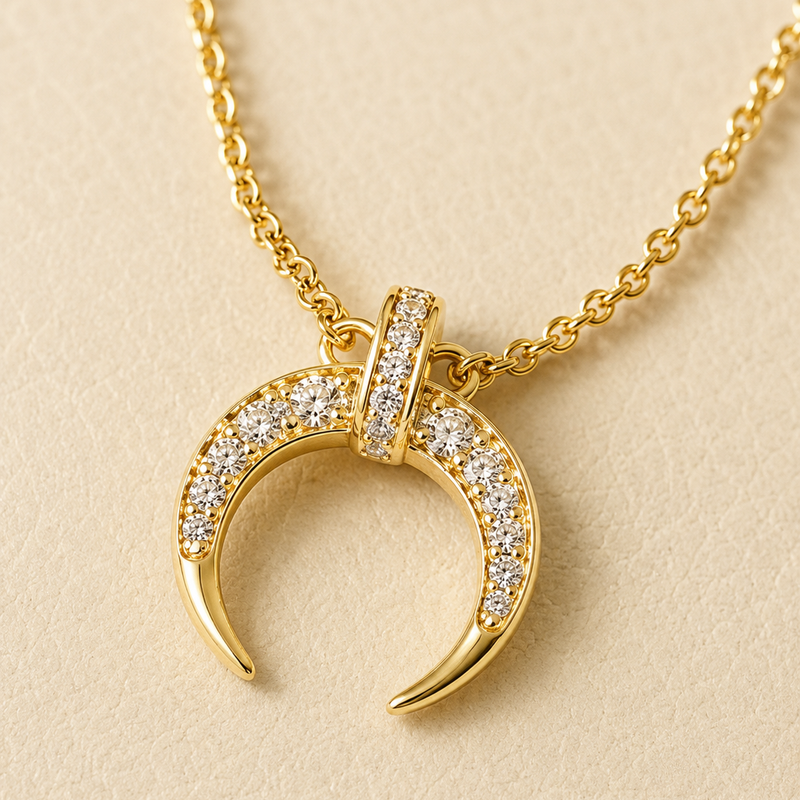 Lunara Crescent Necklace