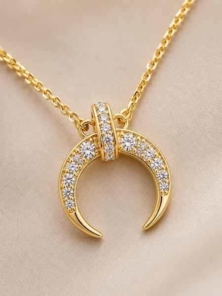 Lunara Crescent Necklace