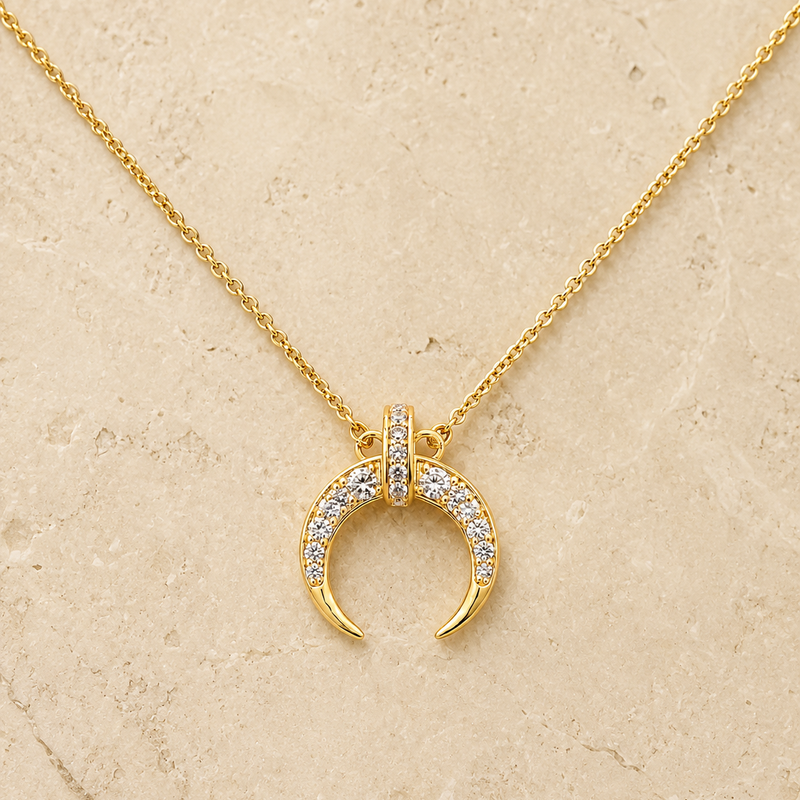 Lunara Crescent Necklace