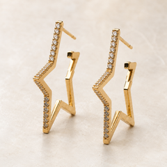 Nova Star Outline Hoops