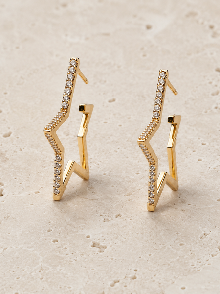 Nova Star Outline Hoops
