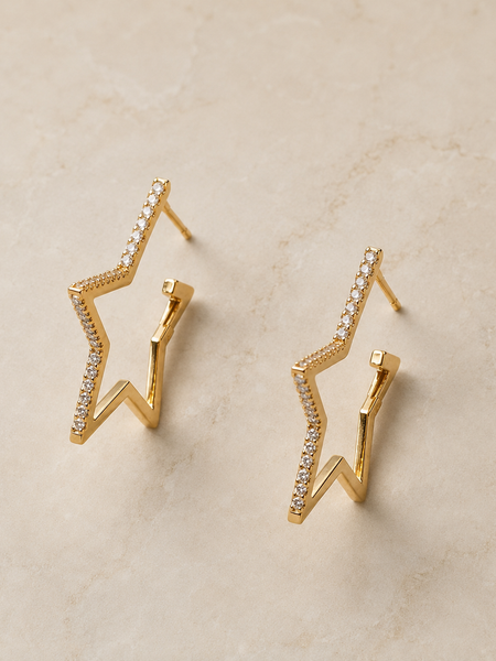 Nova Star Outline Hoops