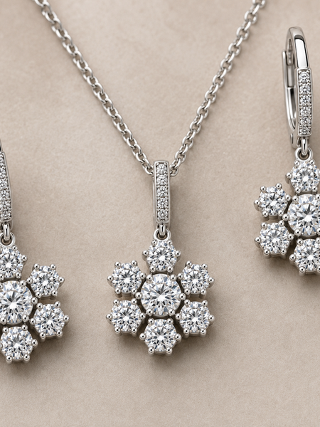 Asterelle Bloom Pendant Set