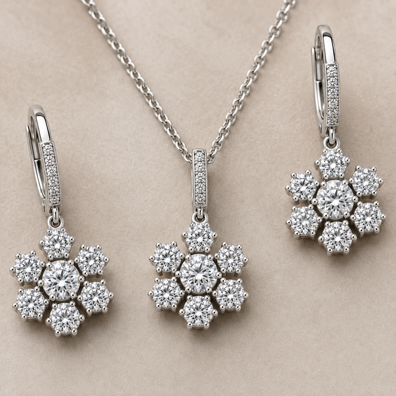 Asterelle Bloom Pendant Set