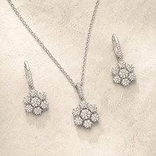 The Lotus Petal Brunch Set — Gold Plated Bloom Pendant Set by House of Zena, close-up detail