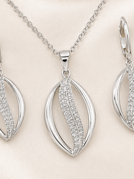 Veloura Wave Pendant Set