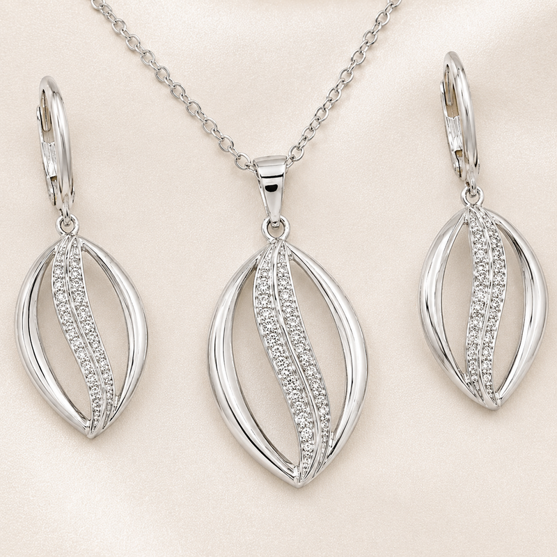 Veloura Wave Pendant Set