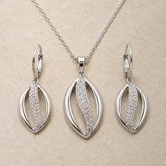 Veloura Wave Pendant Set
