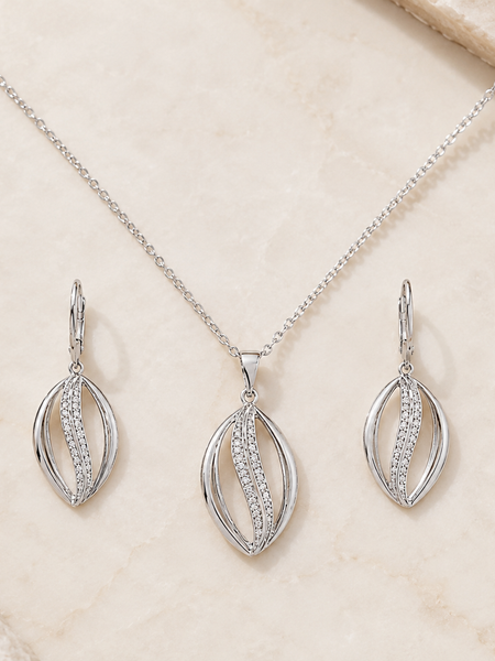 Veloura Wave Pendant Set
