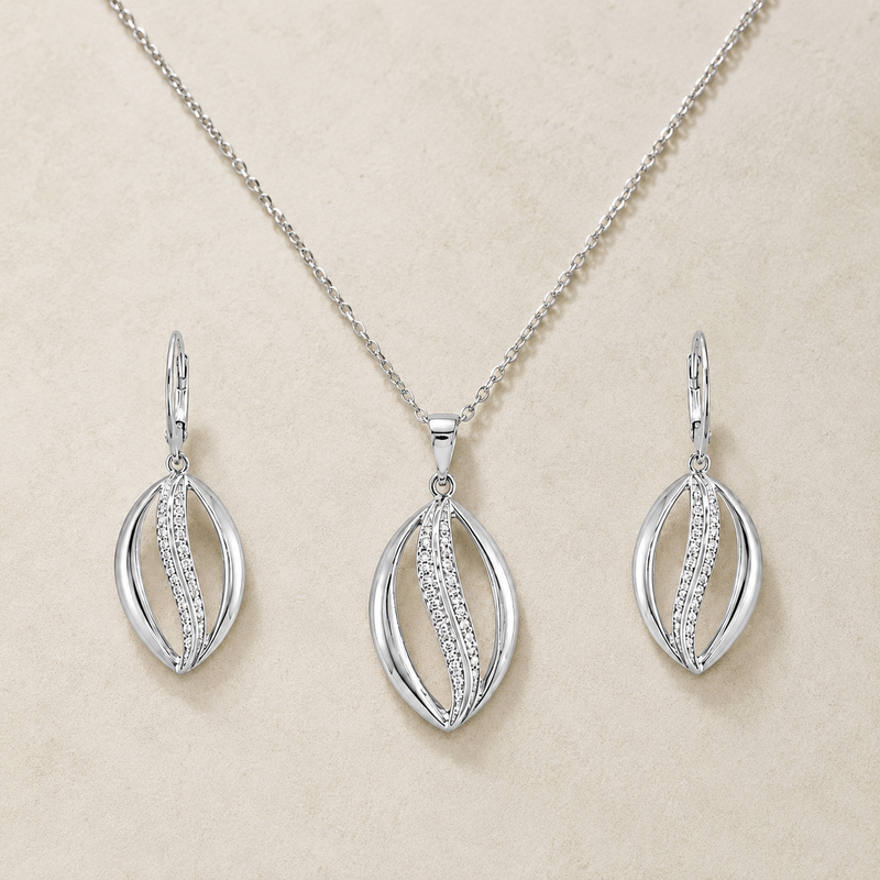 Veloura Wave Pendant Set
