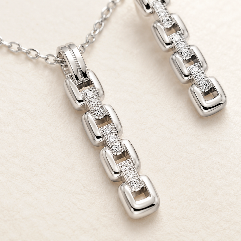 Lunéa Link Pendant Set