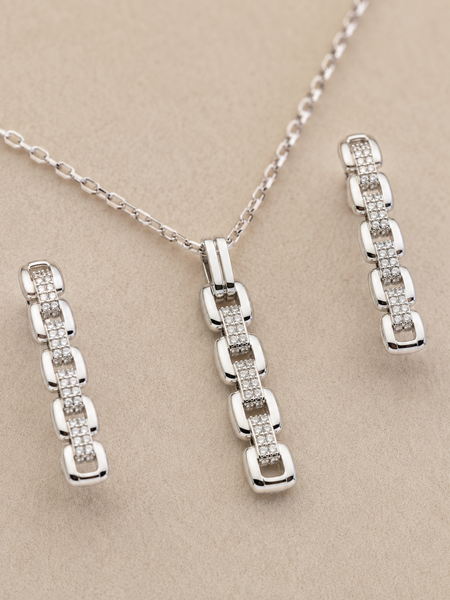 Lunéa Link Pendant Set