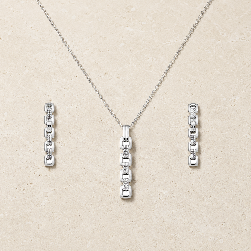 Lunéa Link Pendant Set